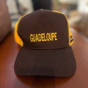 Guadeloupe Brown and Yellow Cap